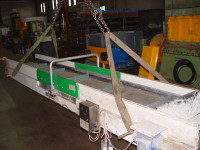 Conveyor belt with metal detector (dimension 4500x700)